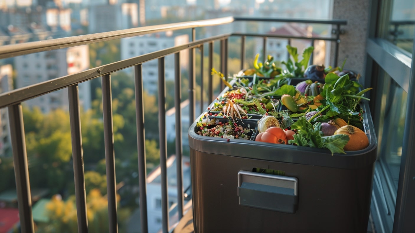 Utiliser un composteur pour balcon pour réduire ses déchets